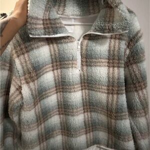 Sunday Cozy Fleece Quarter-Zip in Soft Hues